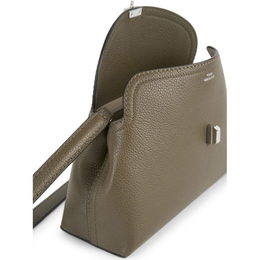 Toteme Women T-Lock Hammered Leather Clutch - Picture 5 of 5